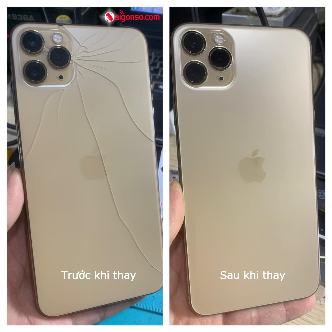 thay mặt lưng iPhone 11 Pro
